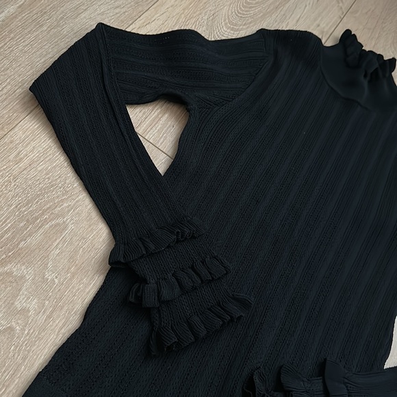 ZARA Ruffled Neck and Cuff - Picture 4 of 4